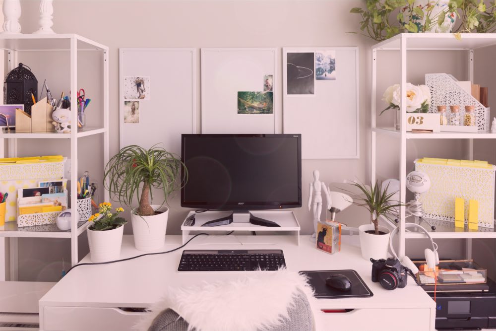 Möbel im Arbeitszimmer Aus Wohnzimmer Homeoffice machen
