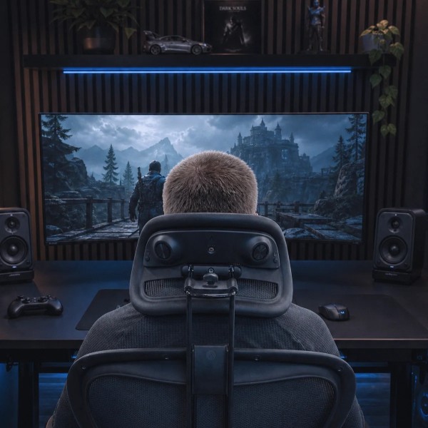 Atlas Wireless Speaker for Aeron Headrest