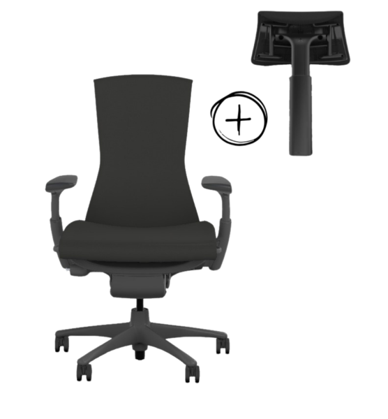 Embody Graphite Rhythm Black incl. Atlas Headrest