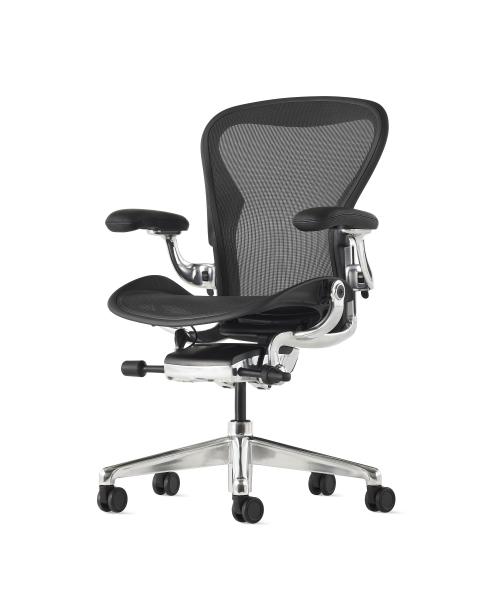 Herman Miller Value Aeron Remastered | C | Onyx | Aluminium - Sample