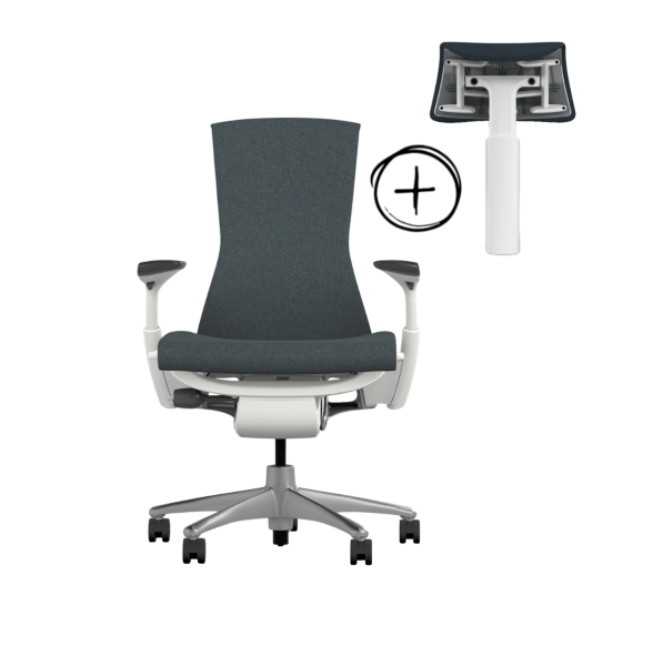 Embody Weiß inkl. Atlas Headrest