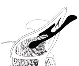 Kleiderbügel für den Mirra Chair