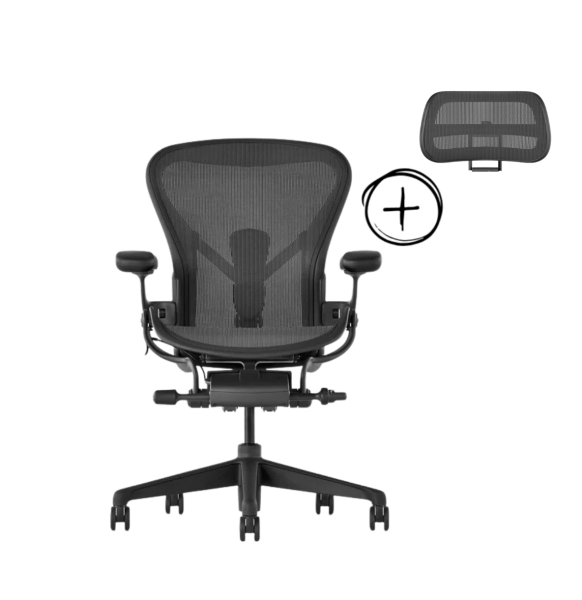 Aeron Remastered Graphite incl. Atlas Headrest