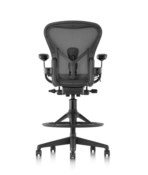 Aeron Remastered Stool / Graphite / fully loaded