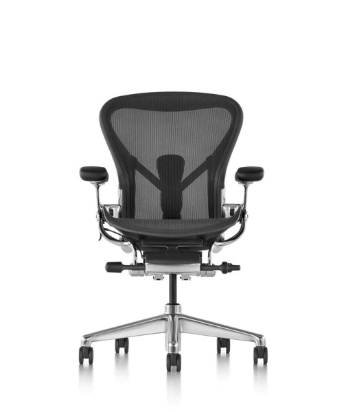 Aeron Remastered Chair Graphite Alu / high / full tilt / adj arms