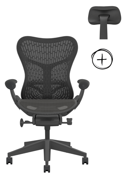 Herman Miller Mirra 2 Graphite incl. Atlas Headrest