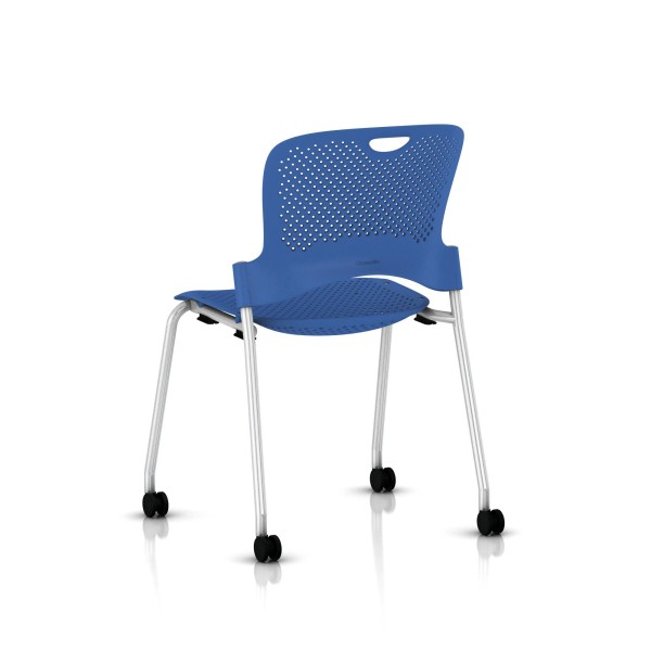 Herman Miller Caper Stacker Chair - Berry blue